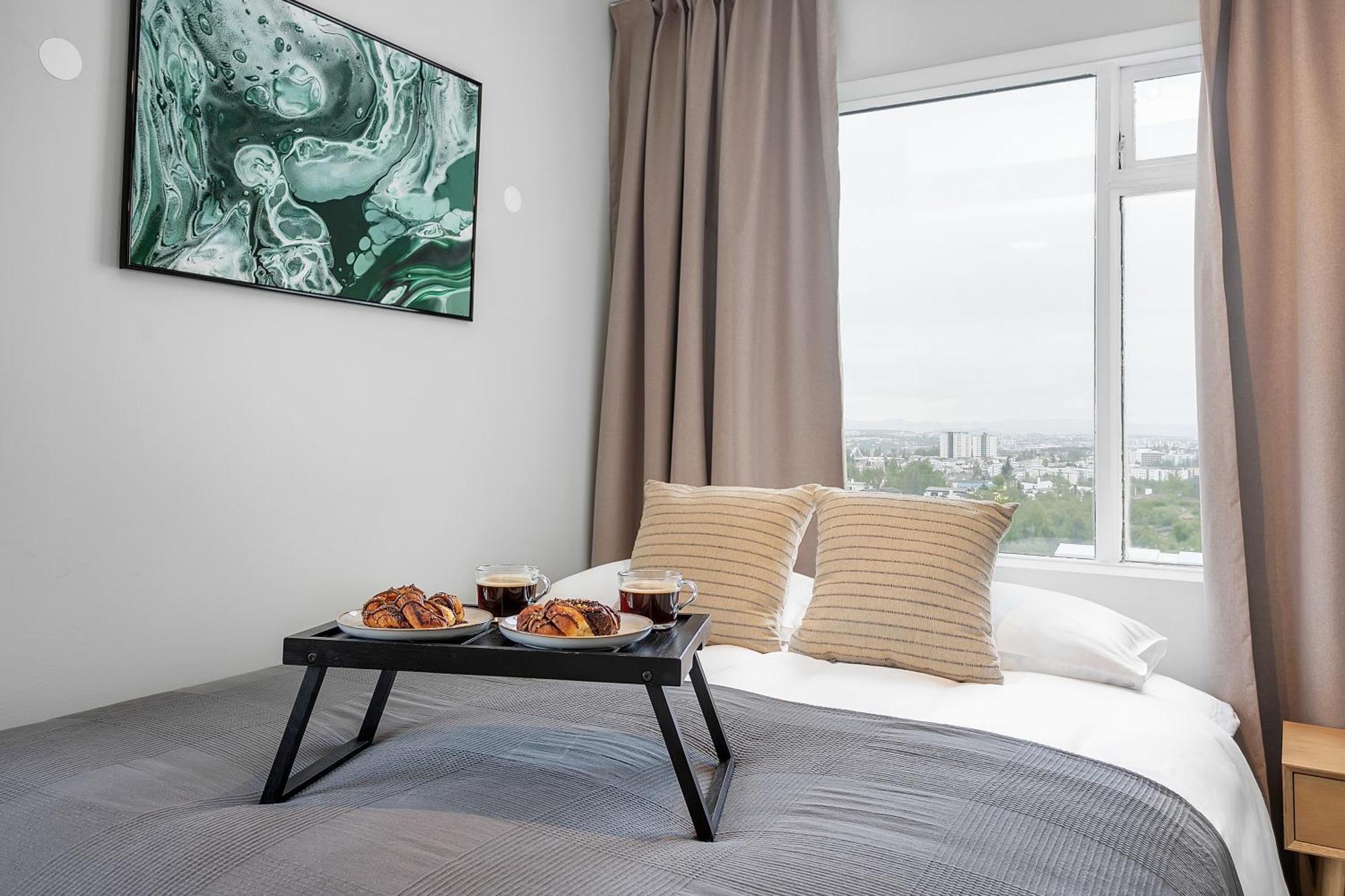 Charming Studio - Stunning Panorama View Reykjavik Ngoại thất bức ảnh